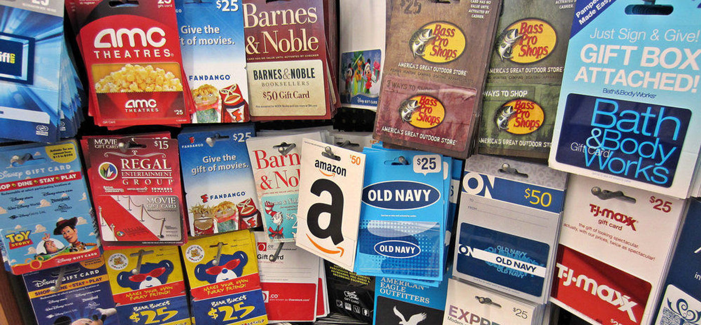 Image: PHOTO: Buying gift cards with your rewards cards can help you make your earning thresholds. (photo via Flickr/401(k) 2012)