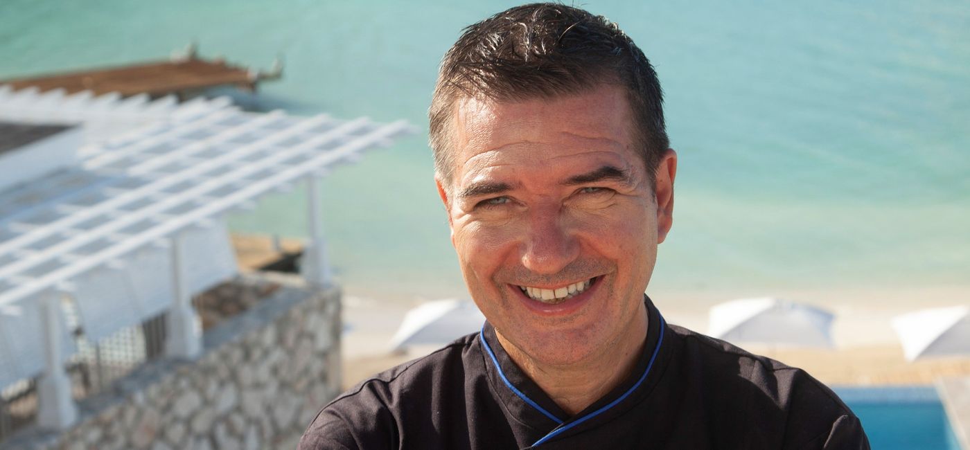 Image: Chef Marco Festini Cromer heads up the culinary team at the new Hammock Cove resort on Antigua. (Elite Island Resorts)