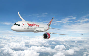Kenya Airways plane.