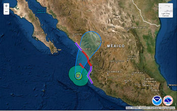 Hurricane Orlene, Mexico, Nayarit, Mazatlan, Puerto Vallarta