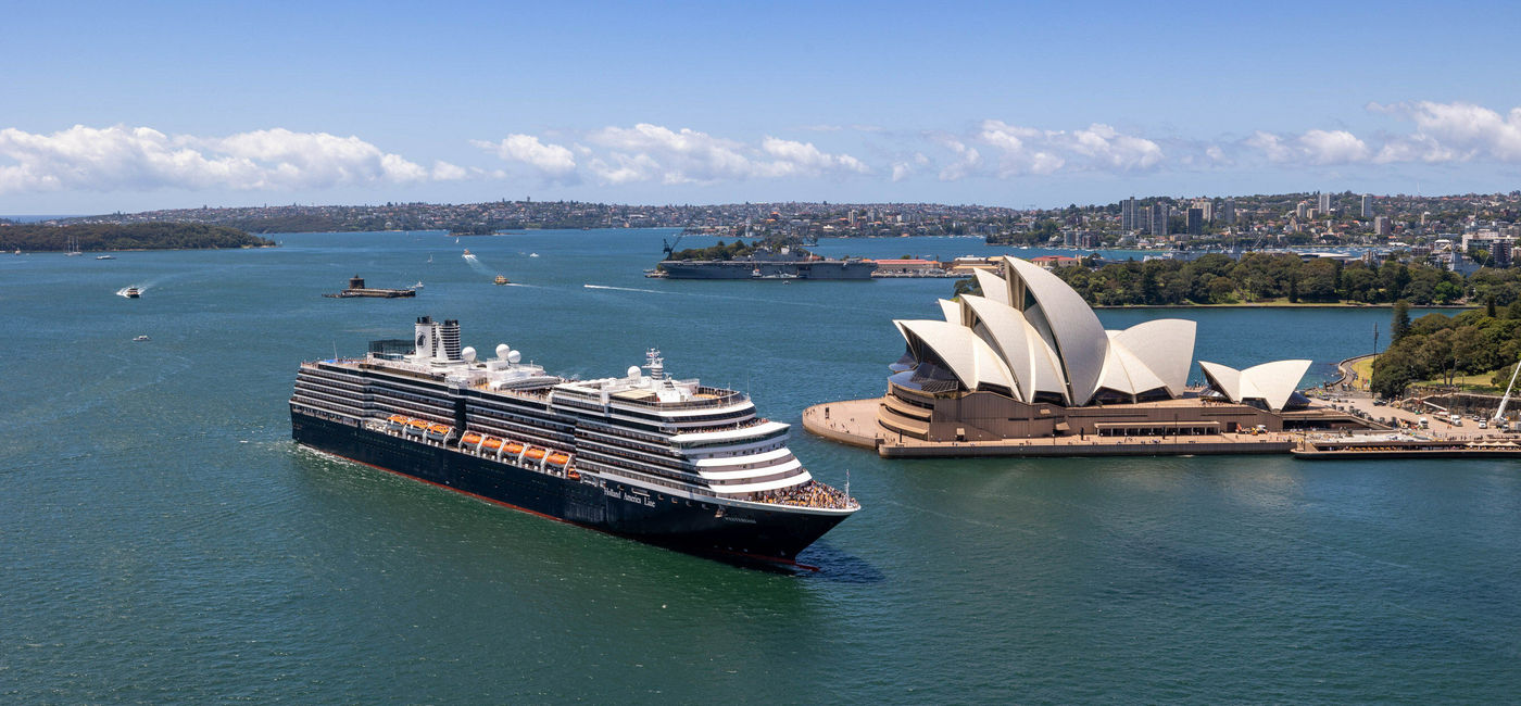 Image: Holland America Line's Westerdam in Sydney, Australia.  (Source: Holland America Line)