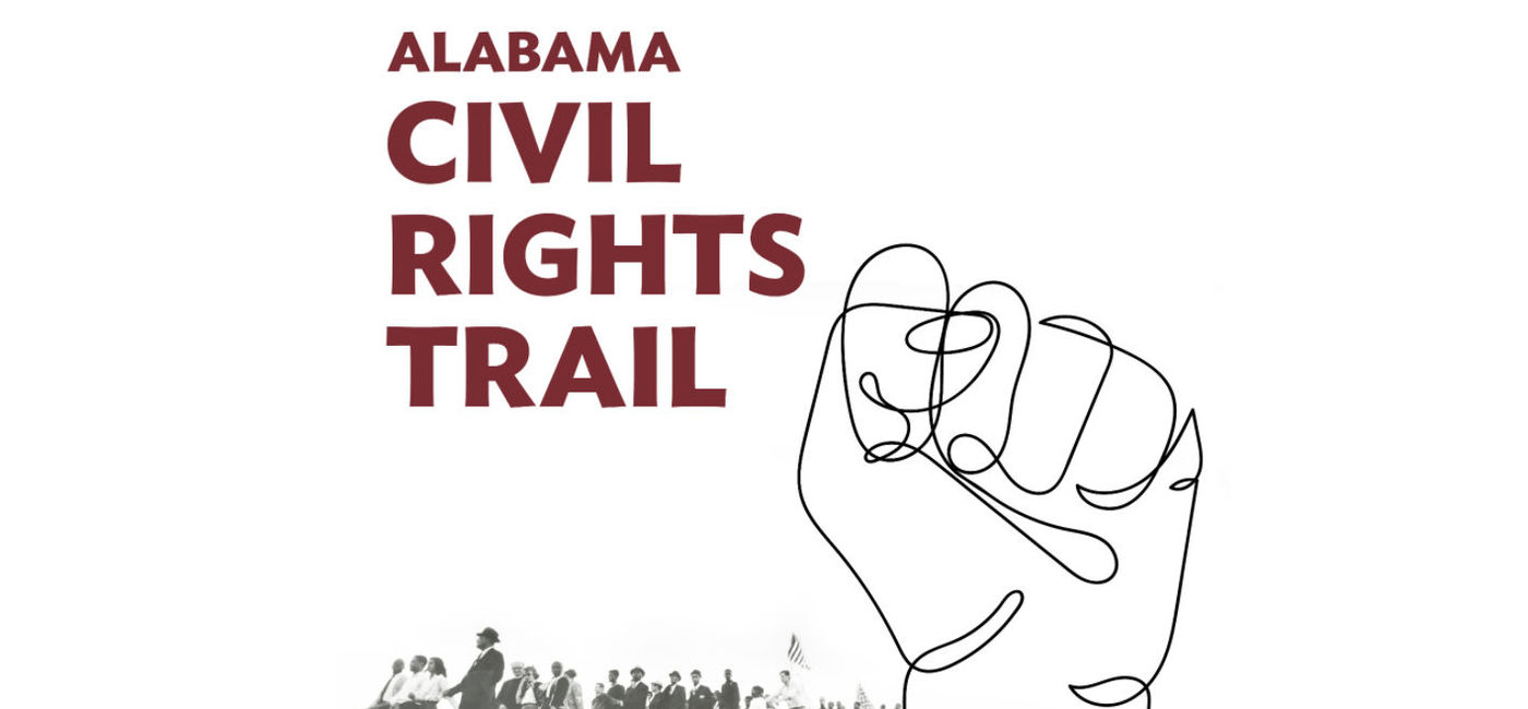 Image: The Alabama Civil Rights Trail podcast's logo. (photo courtesy of Alabama Tourism Department)