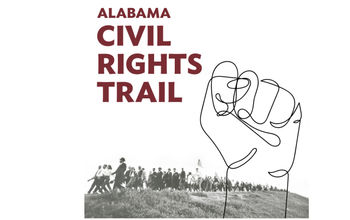 Alabama Civil Rights Trail podcast's logo.