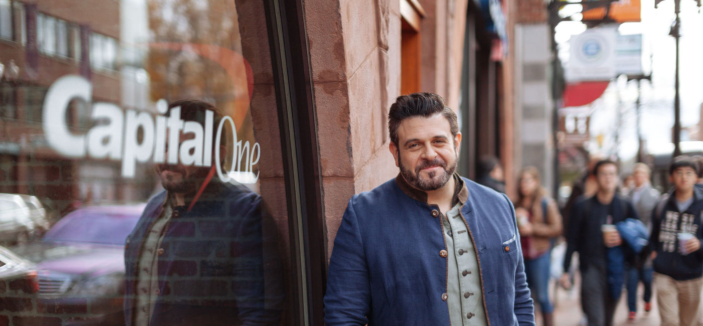 Image: PHOTO: Adam Richman helps Capital One give away amazing trips to lucky winners. (Photo courtesy Capital One)