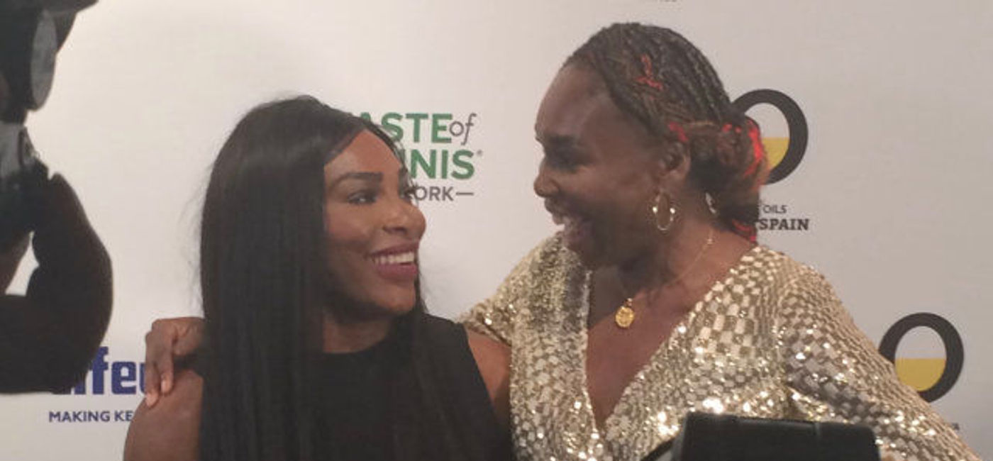 Image: PHOTO: Venus and Serena Williams at Citi Taste of Tennis. (photo by Chelsea Davis)