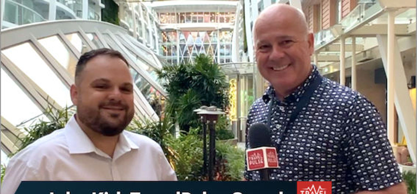 Image: John Kirk and RCI's Mitch Merucci (TravelPulse Canada)