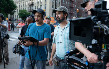 The filming of  "In the Heights"