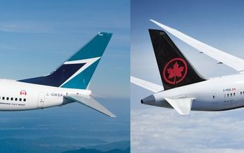 WestJet and Air Canada were the only two travel companies included on online job search website Indeed.com's top 25 employers in Canada.