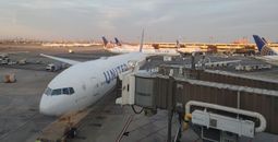 United aircraft at Newark Intl Airport