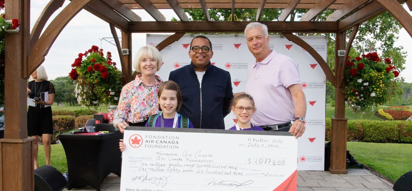Image: The Air Canada Foundation hosted its 10th annual charity golf tournament this week and successfully raised $ 1,087,609 to support charitable organizations dedicated to the health and well-being of children and youth in Canada. (CNW Group/Air Canada)