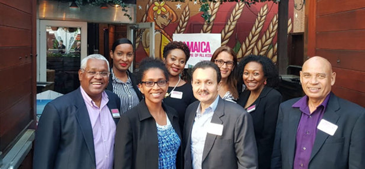 Image: Délégation de Visit Jamaica, John Woolcock au centre en avant (Délégation de Visit Jamaica, John Woolcock au centre en avant)