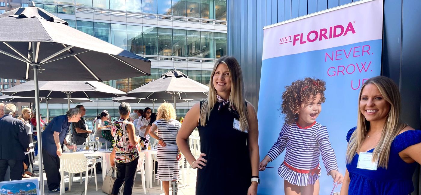 Image: Meagan Dougherty et Erin Cramer, Directrice et Responsables des relations publiques pour Visit Florida (Meagan Dougherty et Erin Cramer, Directrice et Responsables des relations publiques pour Visit Flori)