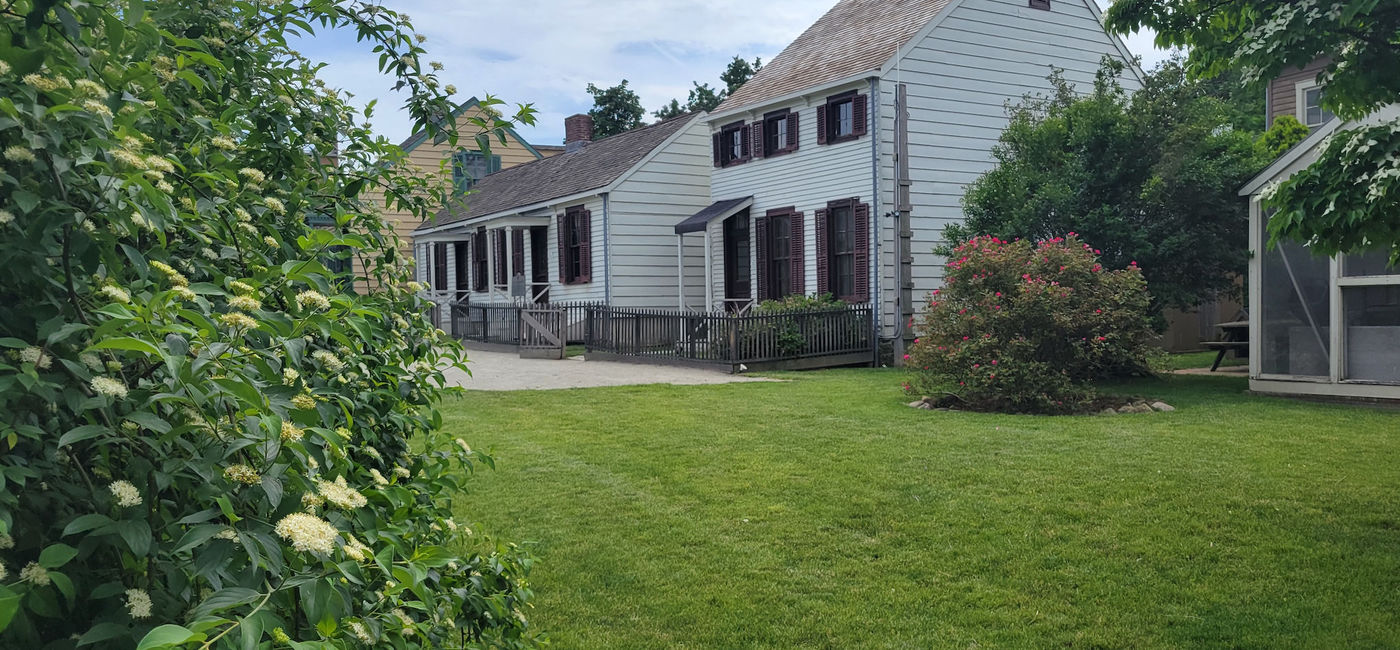 Image: The historic homes at the Weeksville Heritage Center are located along an original Native American Road. (Photo by Brian Major)