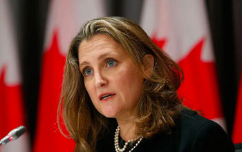 Canadian Finance Minister Chrystia Freeland
