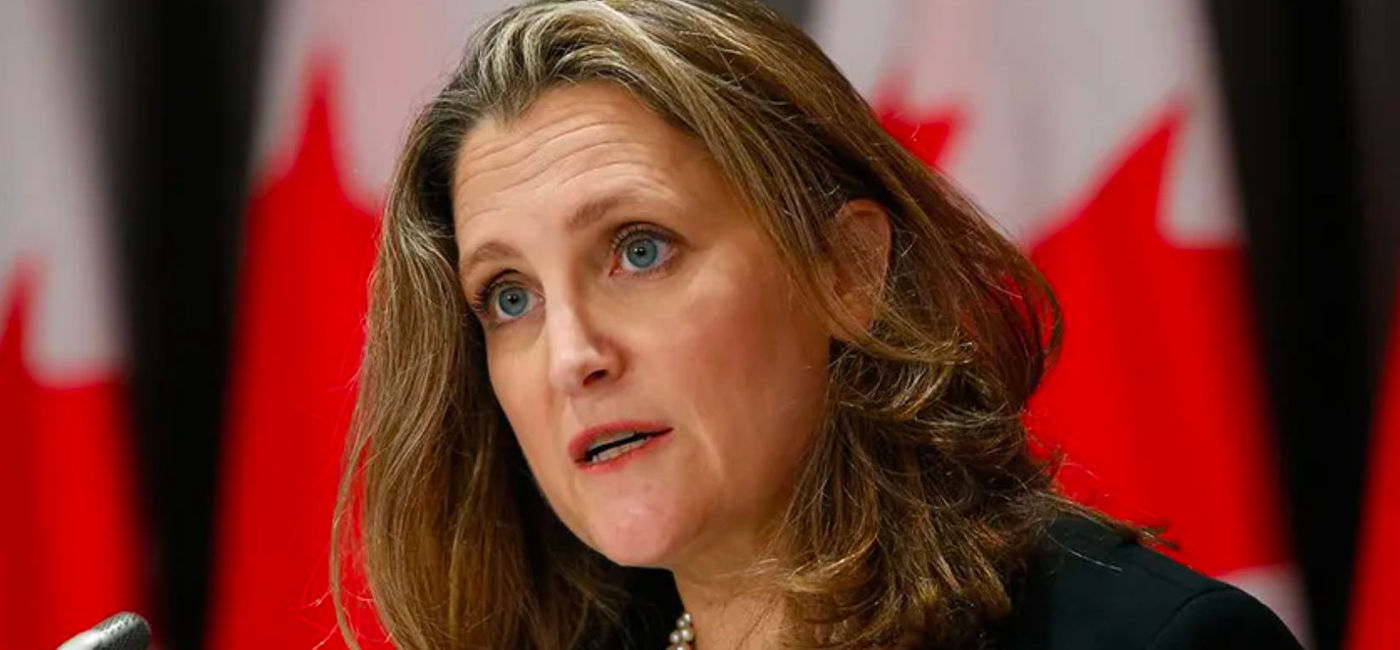 Image: Chrystia Freeland, ministre des Finances (Fair Use)