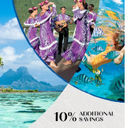 For a limited time - 10% additional savings during Paul Gauguin Cruises 25th Anniversary Fall Sale