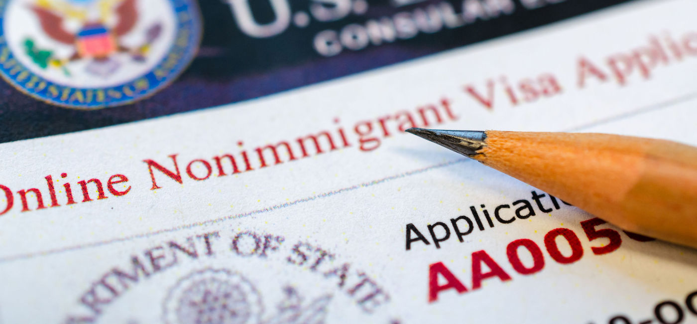 Image: A U.S. visa application. (photo via iStock/Getty Images Plus/Manjurul)