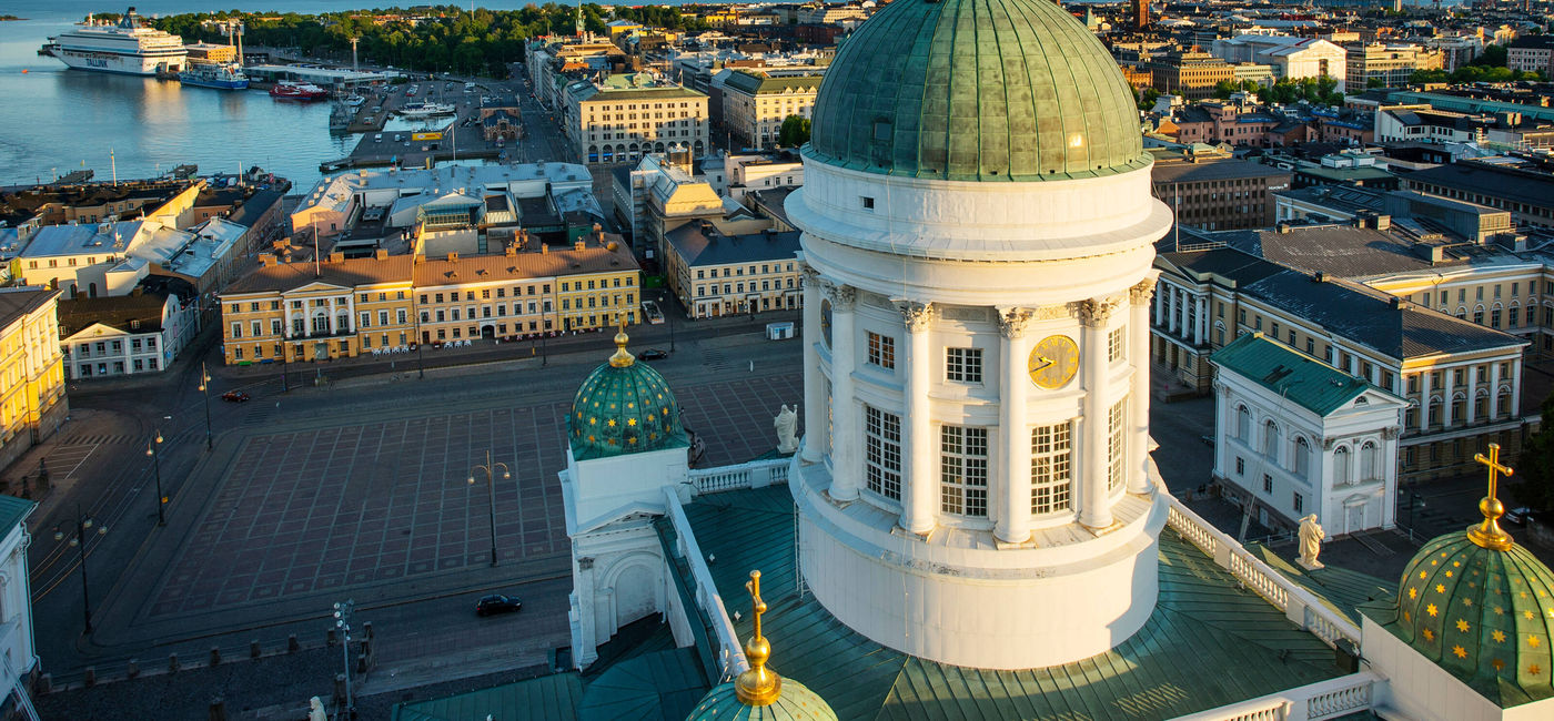 Image: Aerial view of Helsinki, Finland. (photo courtesy of Visit Finland)
