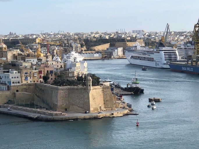 cruise ships in Valletta Malta Cruise Port