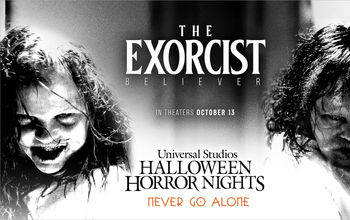The Exorcist: Believer, haunted houses, attractions, Universal, Halloween Horror Nights, events