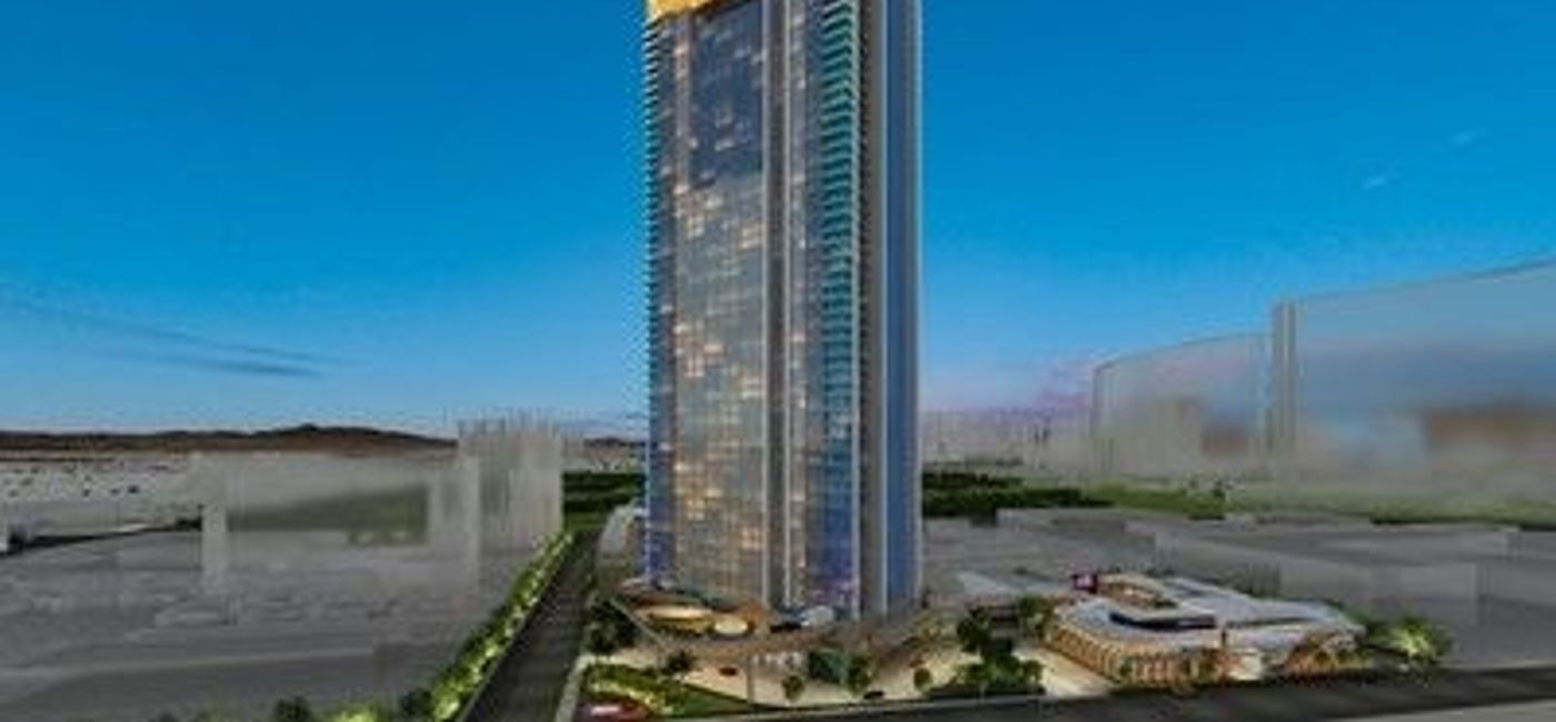 Image: Artist rendering of the exterior of the Majestic Las Vegas resort. (photo via Majestic Las Vegas)