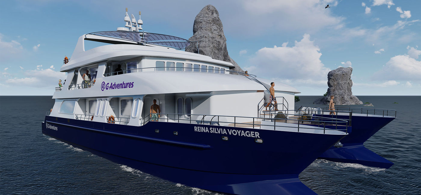 Image: Photo: Reina Silvia Voyager rendering (photo courtesy G Adventures)