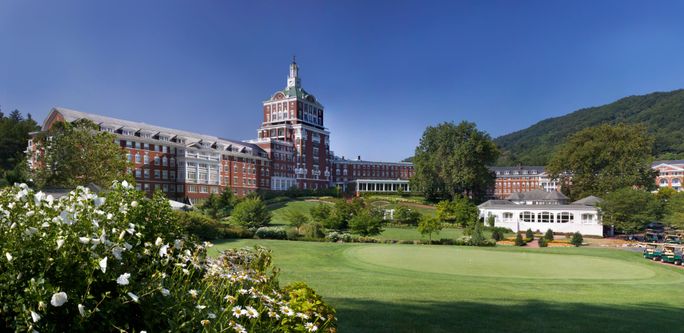 The Omni Homestead Resort, Hot Springs, Virginia. The Omni Homestead Resort, Hot Springs, Virginia