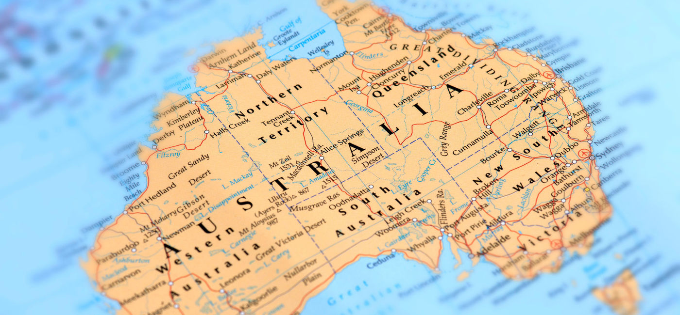 Image: Map of Australia. (Photo via iStock / Getty Images / omersukrugoksu)