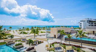 Main pool at the Majestic Elegance Costa Mujeres 