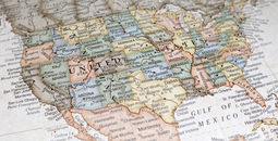 Map of the United States.
