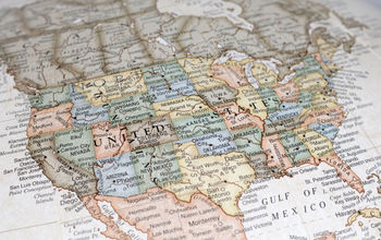 Map of the United States.