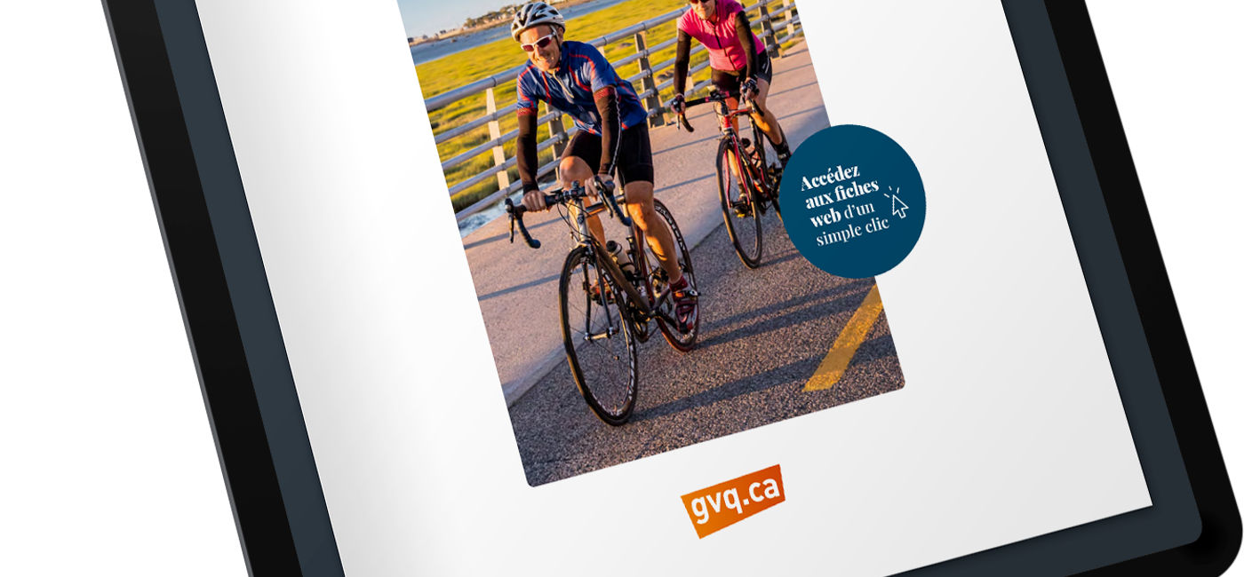 Image: Brochure de forfaits accompagnés 2022-2023 - "Actifs et sportifs" (Groupe Voyage Québec)