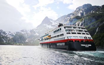 MS Trollfjord from Hurtigruten Norway