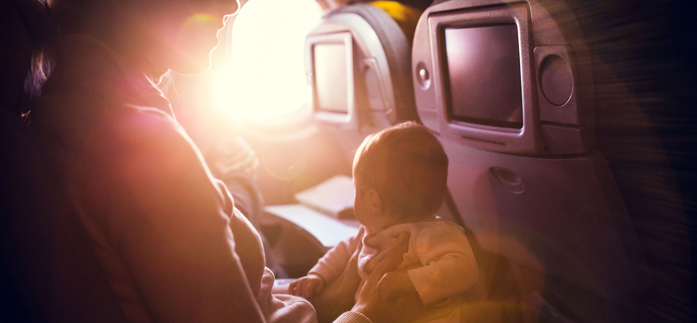 Image: PHOTO: Flying with baby onboard. (Photo via iStock / Getty Images / RyanJLane)