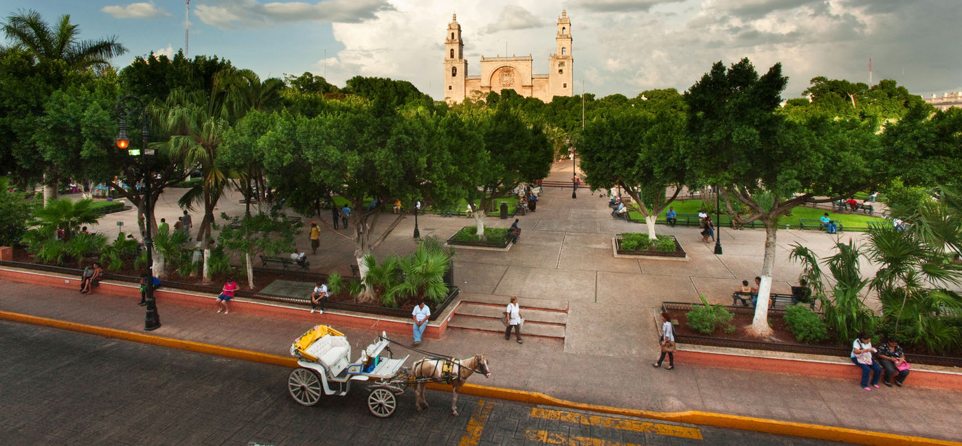 Image: Yucatan is one of five states participating in the Mundo Maya Region Alliance. Pictured, Merida, Yucatan. (Photo by la SEFOTUR) (Secretaría de Fomento Turístico de yucatán)