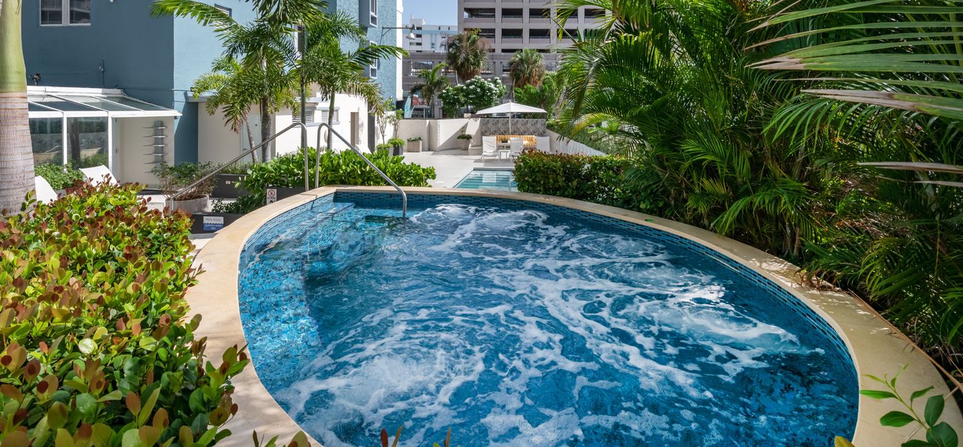 Image: The pool at the Condado Palm Inn San Juan, Tapestry Collection by Hilton (Photo Credit: Hilton)
