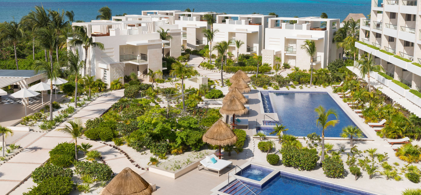 Image: FOTO: Vista aérea de Beloved Playa Mujeres. (Foto de The Excellence Collection)