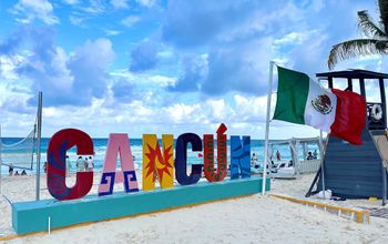 Cancun sign at Wyndham Alltra Cancun