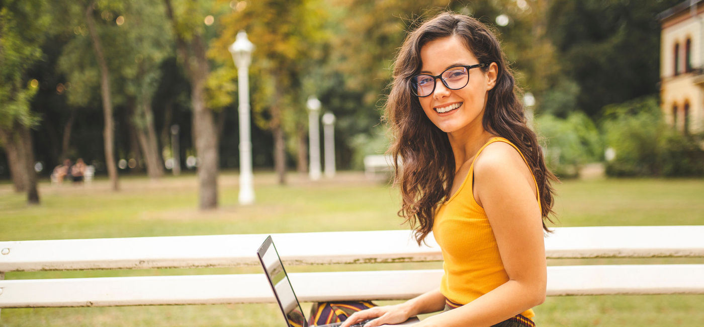 Image: PHOTO: International student on a laptop. (Photo via iStock/Getty Images/DjordjeDjurdjevic)
