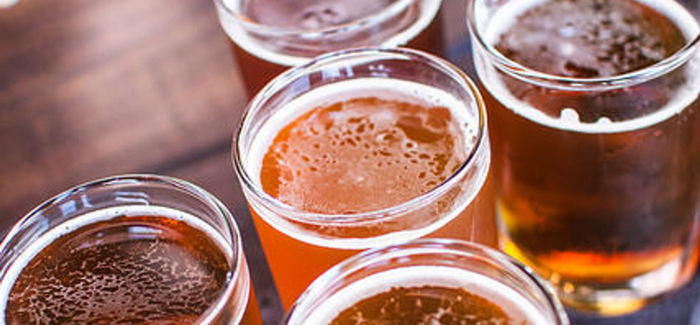 Image: PHOTO: Beer flight served in brewery hotspot Asheville, North Carolina. (photo via Flickr/Rod)  (Flickr/Rob)