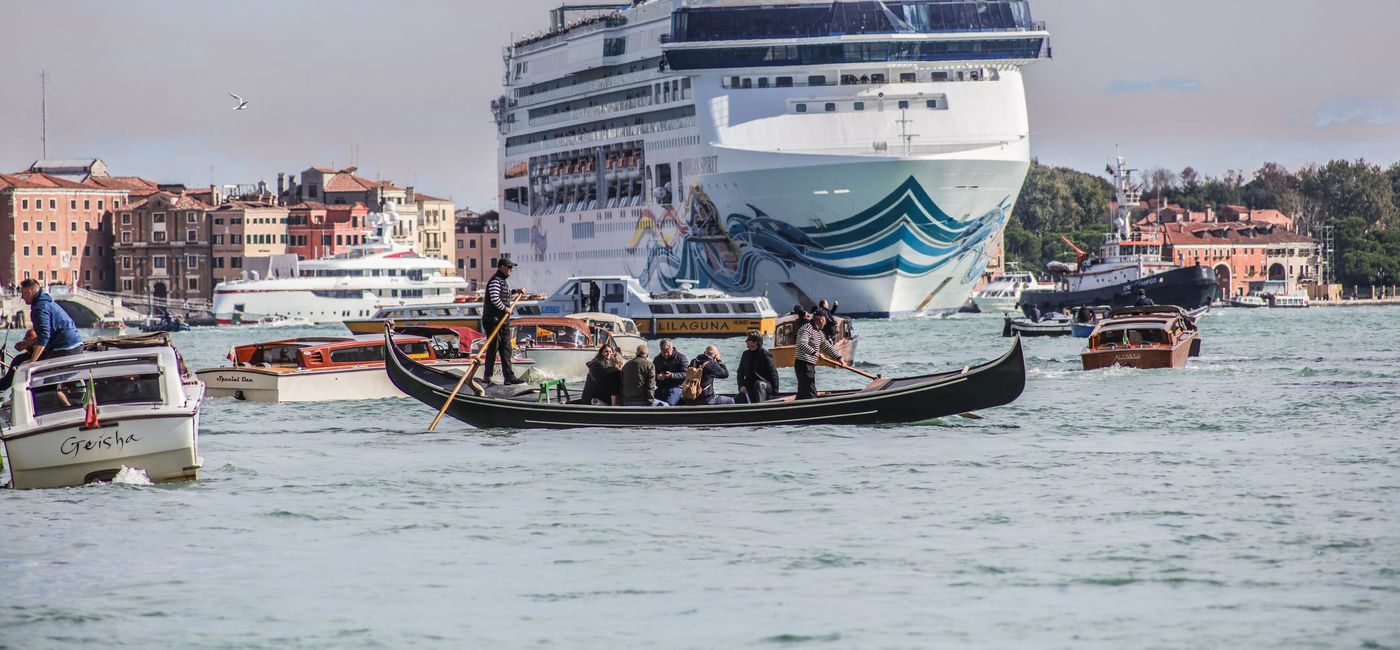 Image: A cruise ship sailing through Venice, Italy. (photo via Jan-Otto/iStock Unreleased)