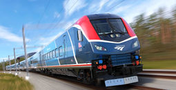 The new Amtrak Airo series trains.
