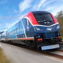 The new Amtrak Airo series trains. The new Amtrak Airo series trains.