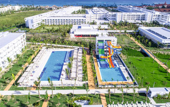 Aerial view of the RIU Republica Resort.