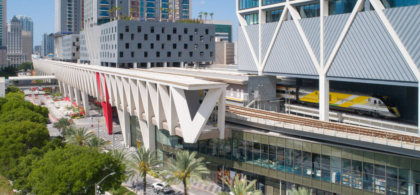 Image: PHOTO: Virgin MiamiCentral. (photo courtesy of Brightline)
