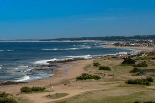 The beach in La Paloma, Uruguay