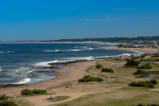 The beach in La Paloma, Uruguay