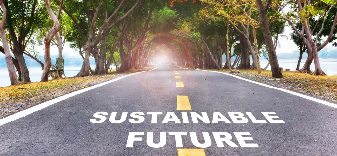Image: The road that leads to a sustainable future. (photo via iStock/Getty Images Plus/smshoot)