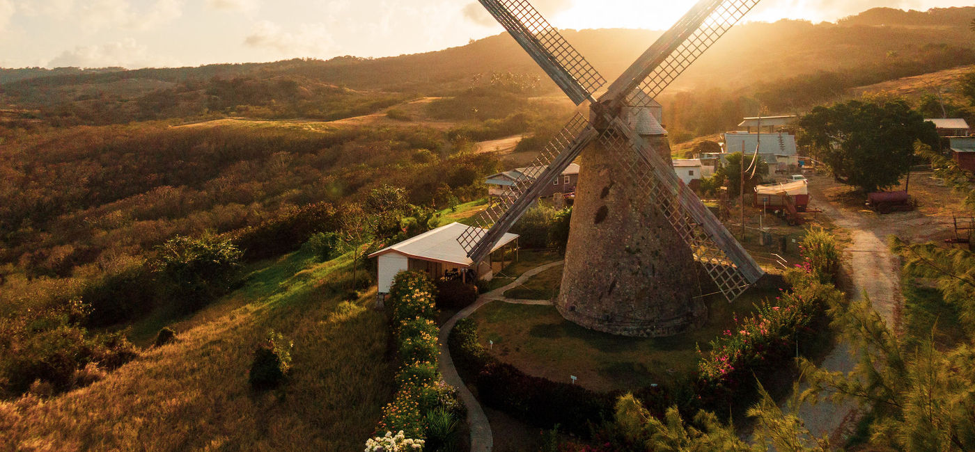 Image: A rustic windmill in Barbados. (photo courtesy of Barbados Tourism Marketing, Inc.)