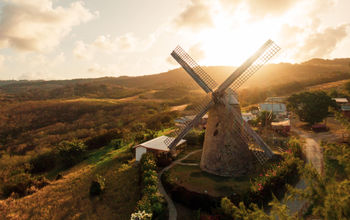 Barbados, windmill, sunrise